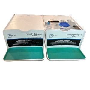 Mainstays Laundry Detergent Holder Station Organizer Set 2‎